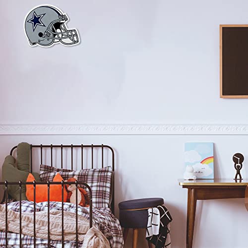 rico industries nfl football helmet shape cut pennant - home and living room dcor - soft felt ez to hang