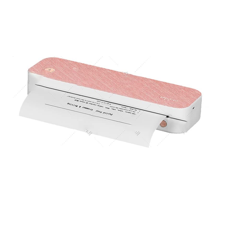Image of Printer Machine Wireless Portable Thermal Paper for Travel Business Office Work Homework(Pink)