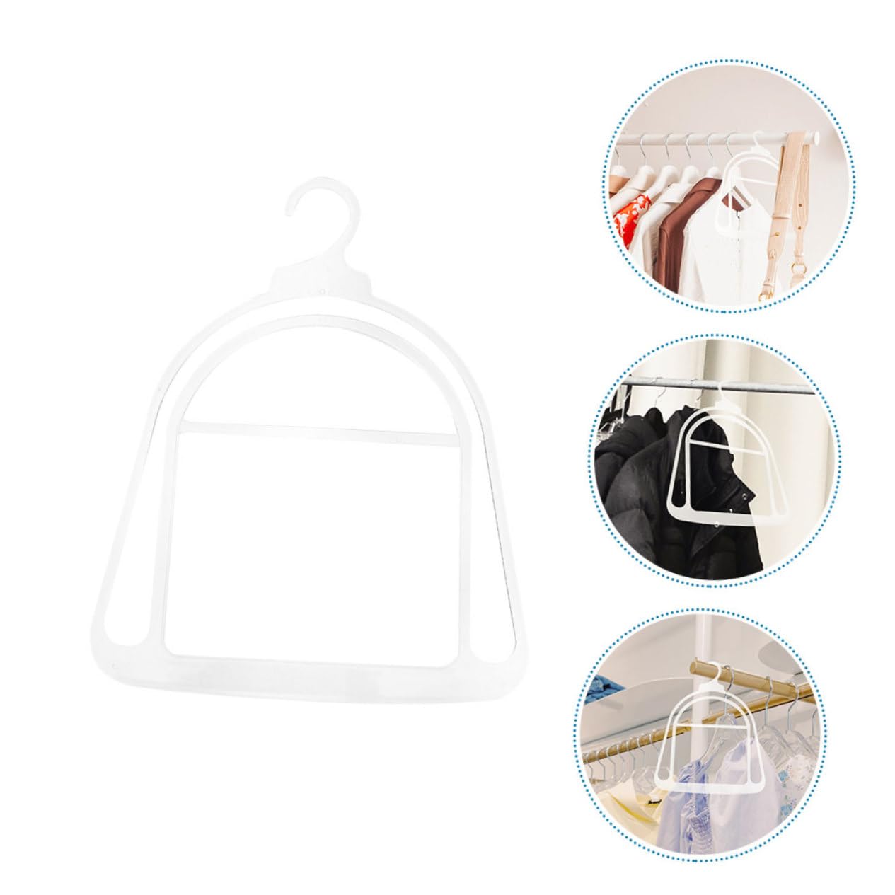 20 Piezas Organizador Transparente para Gorros y Sombreros Perchas de Plástico para Armario Soporte Reutilizable para Bolsos Bufandas Cinturones y Gorras de Béisbol Ahorro de