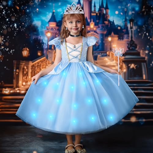 Disfraz Princesa para Niñas 5-6 Años con Accesorios miniatura 2