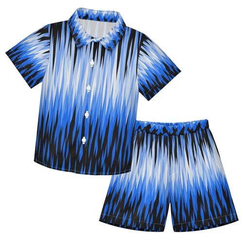 Image of Boccsty Red Strawberry Boy Summer Shorts Sets Hawaiian Toddler Boys T-Shirt & Pants 2 Pcs 3T-10T