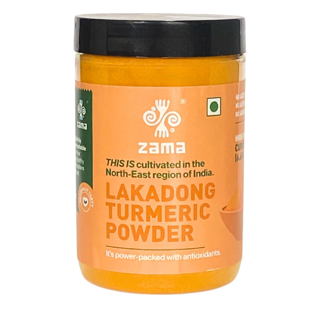 Zama Organics Lakadong Turmeric Powder 250g |Single Origin | Lakadong Turmeric with High Curcumin Content | Rich Golden Color, Earthy Aroma | Supports Joint Health | Farm Fresh, Naturally Grown (B0CQG6J59P) Amazon Price History, Amazon Price Tracker