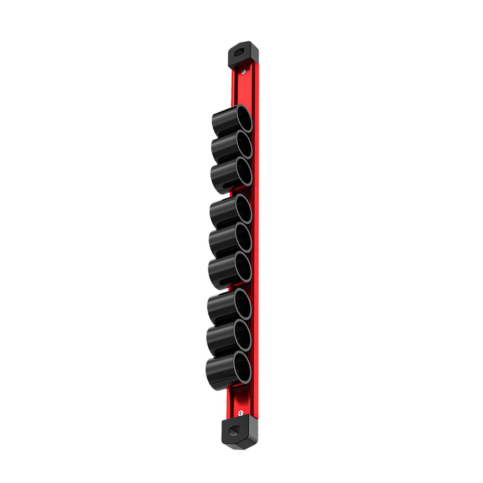 EXQIOUR Professional Workshop Screwdriver and Plier Organizers, Wall Mounted Rack with 14 Slots for Tool Accessory Workshop Tool Storage