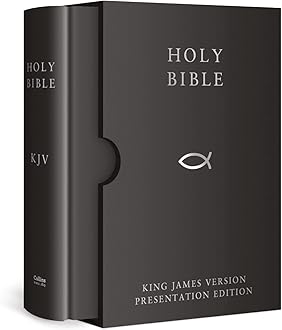 HOLY BIBLE: King James Version (KJV) Black Presentation Edition