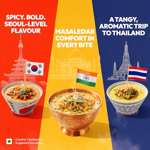 Image of True Elements High Protein Savoury Oats - Flavours Of Asia - Pack of 6