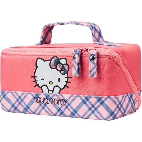 Get Trend Hello Kitty Toiletry Bag Travel Essentials Girls Makeup Bag Airplane Cruise Essentials Travel Accessories Gifts for Women Teens (Pink Hello Kitty)