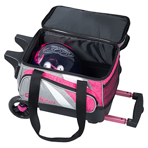 Kr Strikeforce Cruiser Single Ball Roller Bowling Bag Stone/Pink With Shoe Pouch And Room For All Your Accessories #TOP2