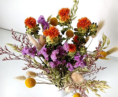 Ramo de flores secas otoño decorativo natural miniatura 3
