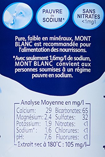 Eau Minérale Naturelle Mont Le Pack De 6 Bouteilles De - vue 3