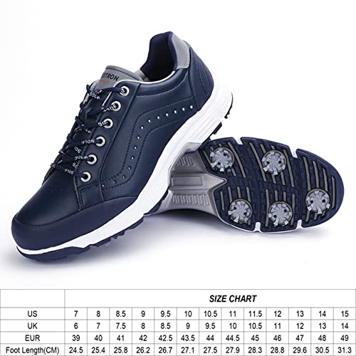 Zapatos de golf para hombre de estilo informal e impermeables para días lluviosos 3