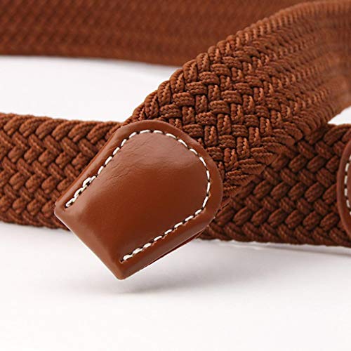 kowaku 2x Masculino Feminino Cinto de Lona Tecida Casual Cinto de Malha Jeans Cós