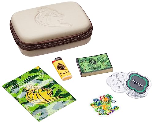 Kit de Bolsa de ombro Puff Life Classic adulto-unissex, Bege, único