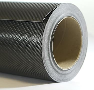 Black Carbon Fiber Vinyl Wrap - Outdoor rated for automotive use - 180"15 ft x 60 "