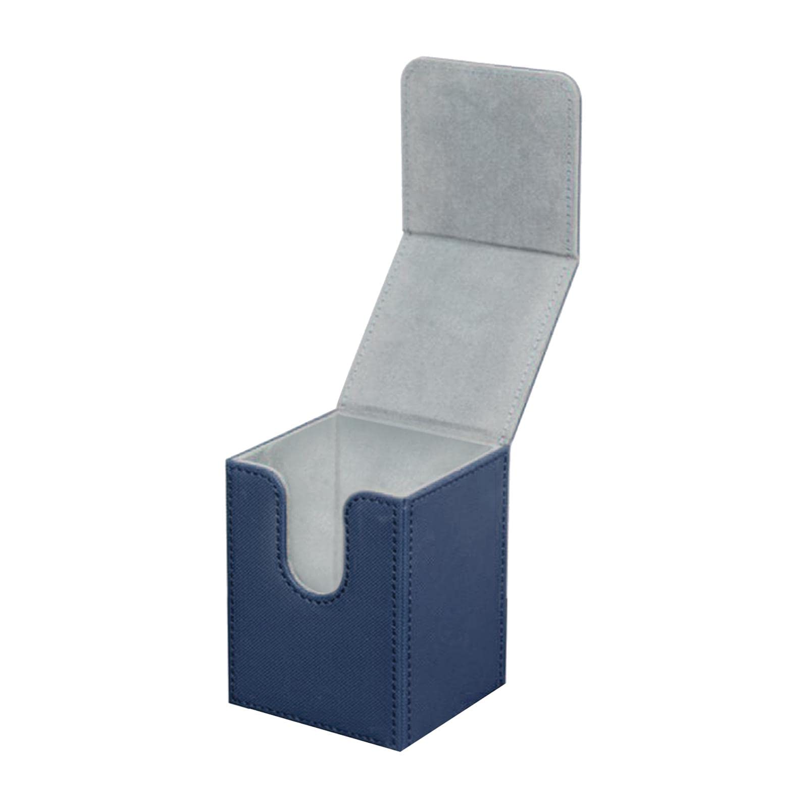 WOVEBIUS Trading Card Deck Box Organizer Storage Holder Holds 100+ Card for Card Blue,104x83x80mm