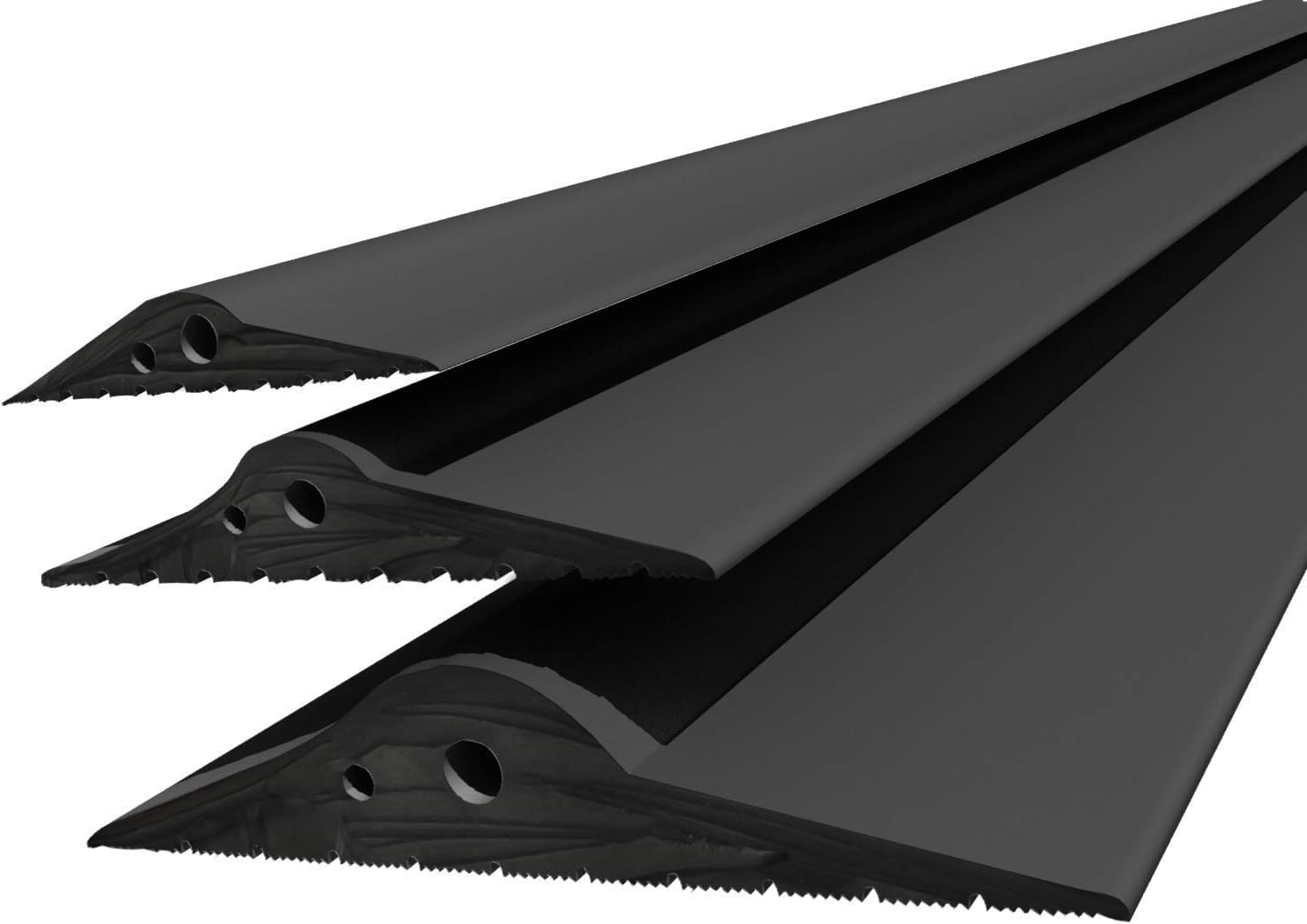 DQ-​PP | JOINT DE PORTE DE GARAGE | 2m | 21mm x 115mm | noir | Scellage de sol | Seuil en caoutchouc EPDM | 2,​1cm x 11,​5cm