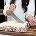 Gourmetly Stainless Steel Mezzaluna Knife with Cover – 12 In. Curved Blade with Solid Steel Handles & Mezzaluna Sheath – Pizza Cutter Rocker, Rocker Knife Veggie Cutter, Salad Chopper, & Herb Cutter