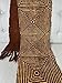 Brown African Mudcloth Scarf/Bogolan Boho Scarf/Unisex Handmade Scarf/Bogolan Mudcloth Scarf/Scarves/Gift for Her/Gift for Him/Chrismas Gift
