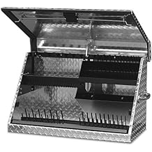 Montezuma 30" x 15" Heavy Duty Steel Triangle Toolbox aluminum, brite