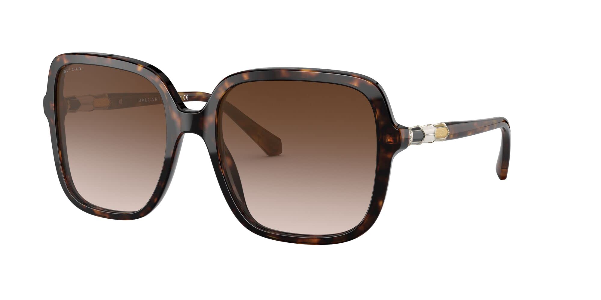 Bvlgari SERPENTEYES BV 8228B Dark Havana Brown Shaded 57 19 140 women Sunglasses