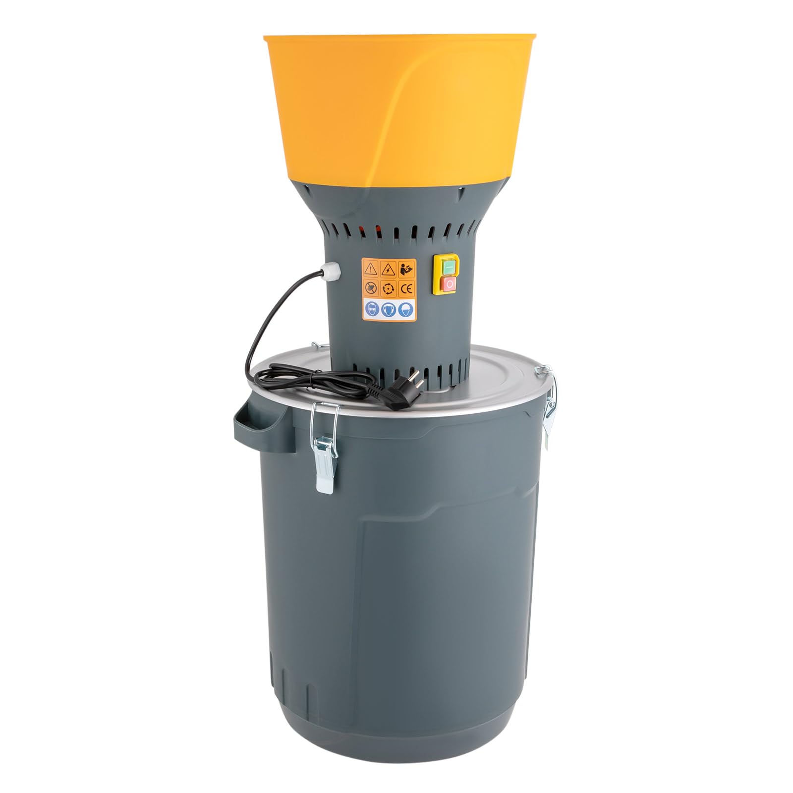 Elektrische Getreidemühle, Elektrische Mühle, Zerkleinerer für Getreide für Kräuter/Gewürze/Nüsse/Getreide mit 5 Schleifsiebe -2|3|4|6|8mm (1300W 50L)