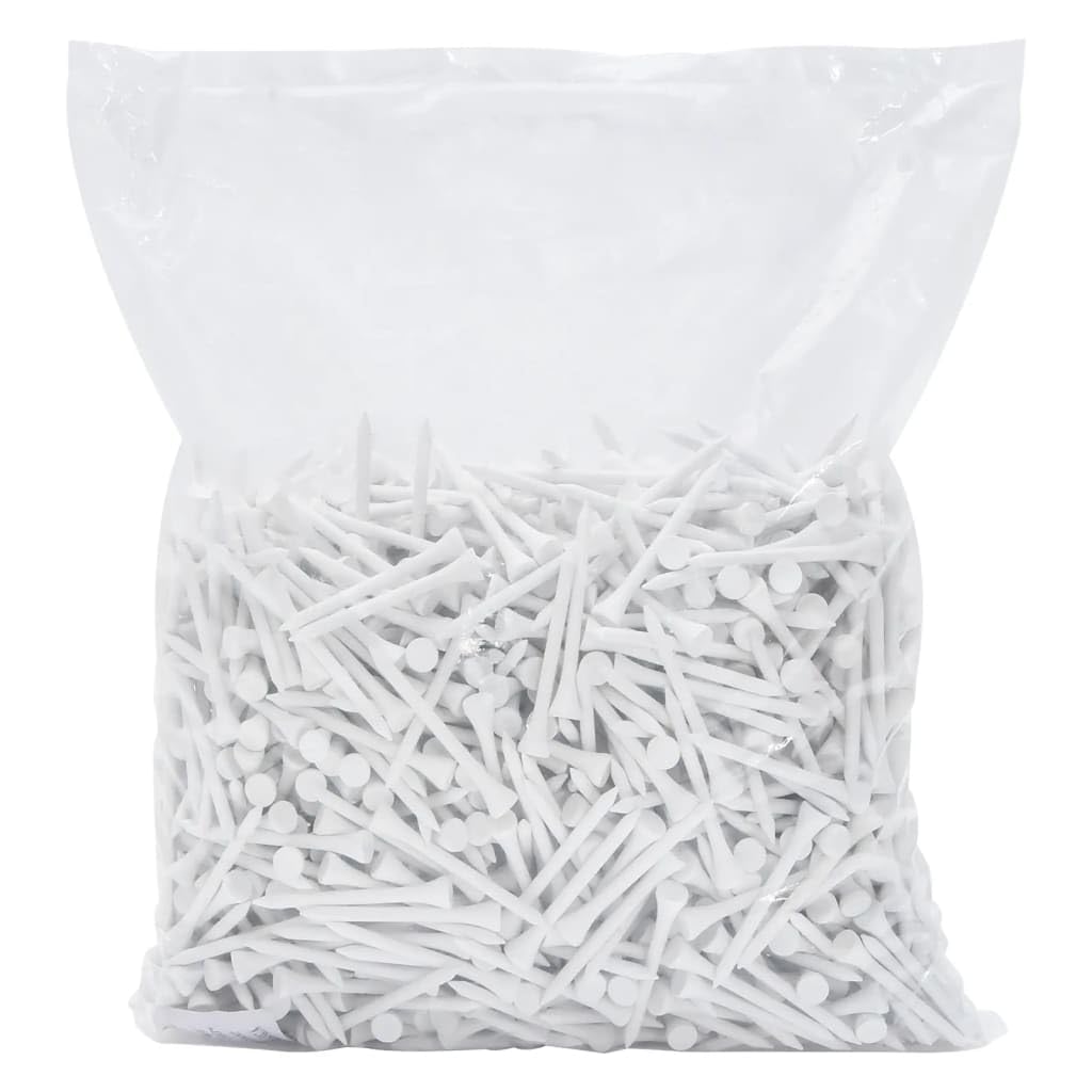 Golf-Tees Stück Bambus langlebig robust für Golfplatz, Training, Turnier, Outdoor, Rasen, Zubehör, unzerbrechlich, für Herren und Damen, ideal für Anfänger und Profis