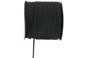 PAMIR TONG Black Leather String: Jewelry Making Essential