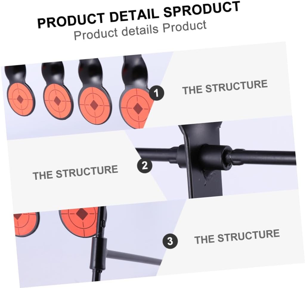 Metal Shooting Targets for Archery Practice Durable Design for Outdoor Training Exercises and Competitive Use for Family Bonding and Eye Coordination Activities