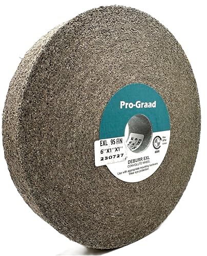 EXL Deburring Wheel 6" x 1" x 1", 9S Fine, 05132, 10 Pack