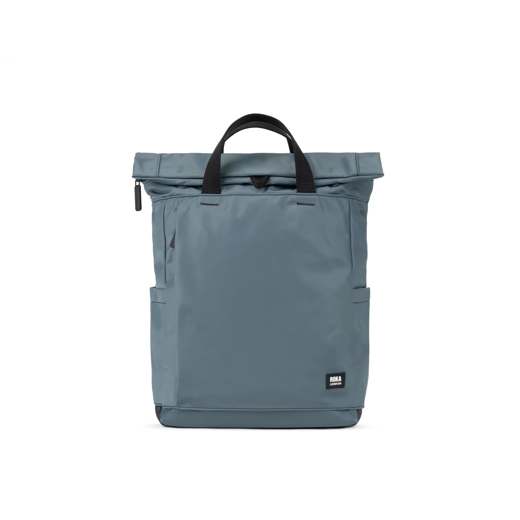 Roka London Unisex Smoke Camden J Recycled Nylon Backpack (Smoke)