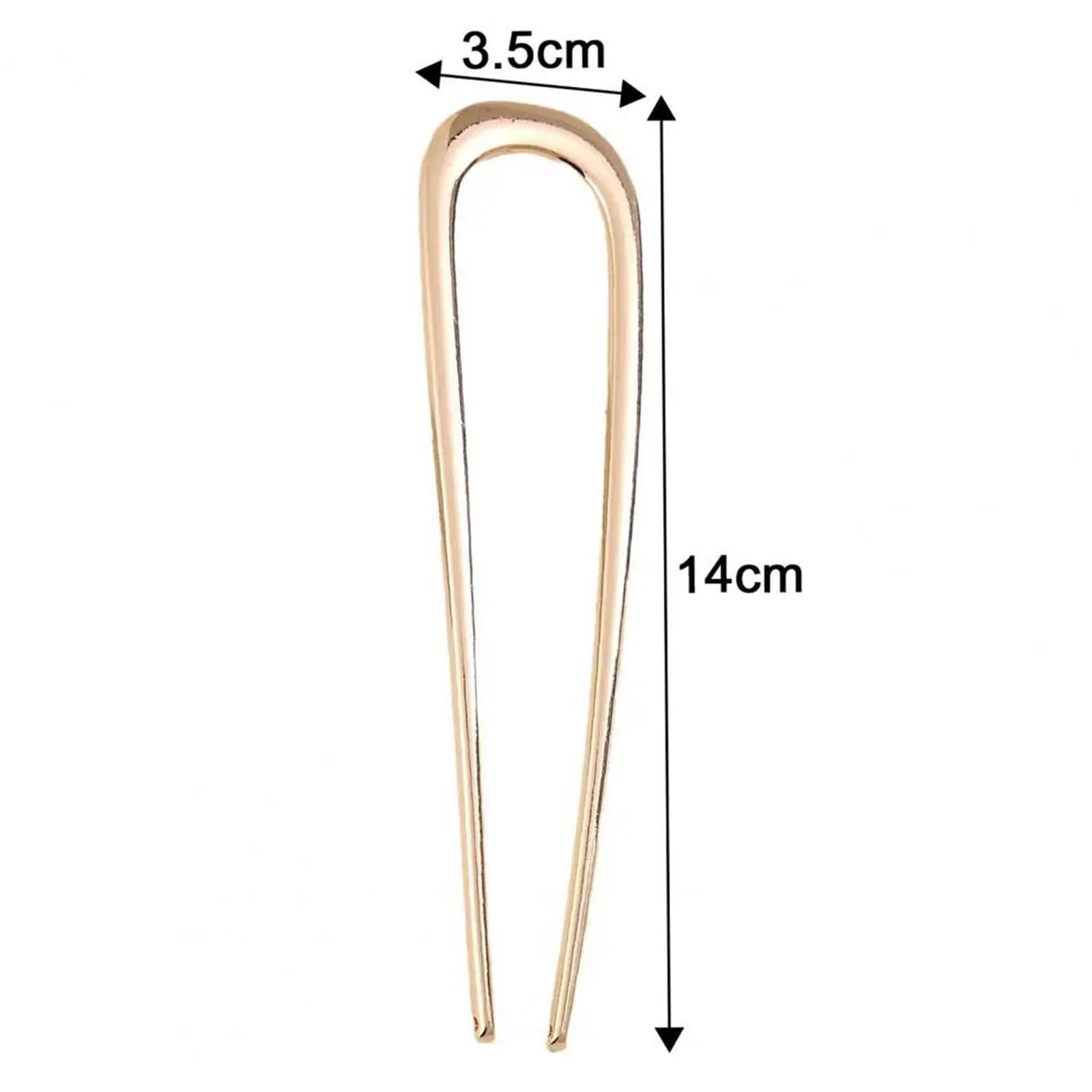 Forcine per capelli a forma di U, 10/20 forcine per capelli a forma di U, da donna: eleganti supporti per chignon lunghi e spessi, accessori per capelli Updo (argento, 20 pezzi)