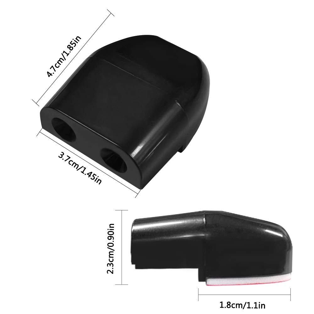 FineGood 6 pièces sifflets de cerf pour voiture, sifflet d'avertissement d'animaux de voiture avec bande de cerf d'alarme corne de sifflet d'alerte animale