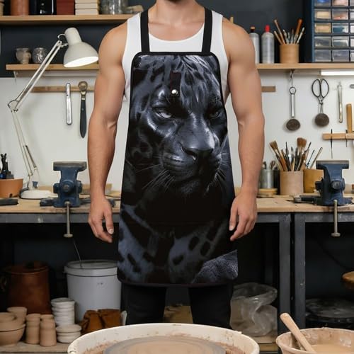 Delantal de trabajo con 8 bolsillos para hombres miniatura 4