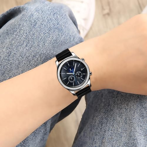 Image of UKCOCO Compatible for Samsung Watch 3 Watch Bezel Diamond Adhesive Bezel Ring Cover Anti Scratch Protection Cover Accessory 45mm 41mm