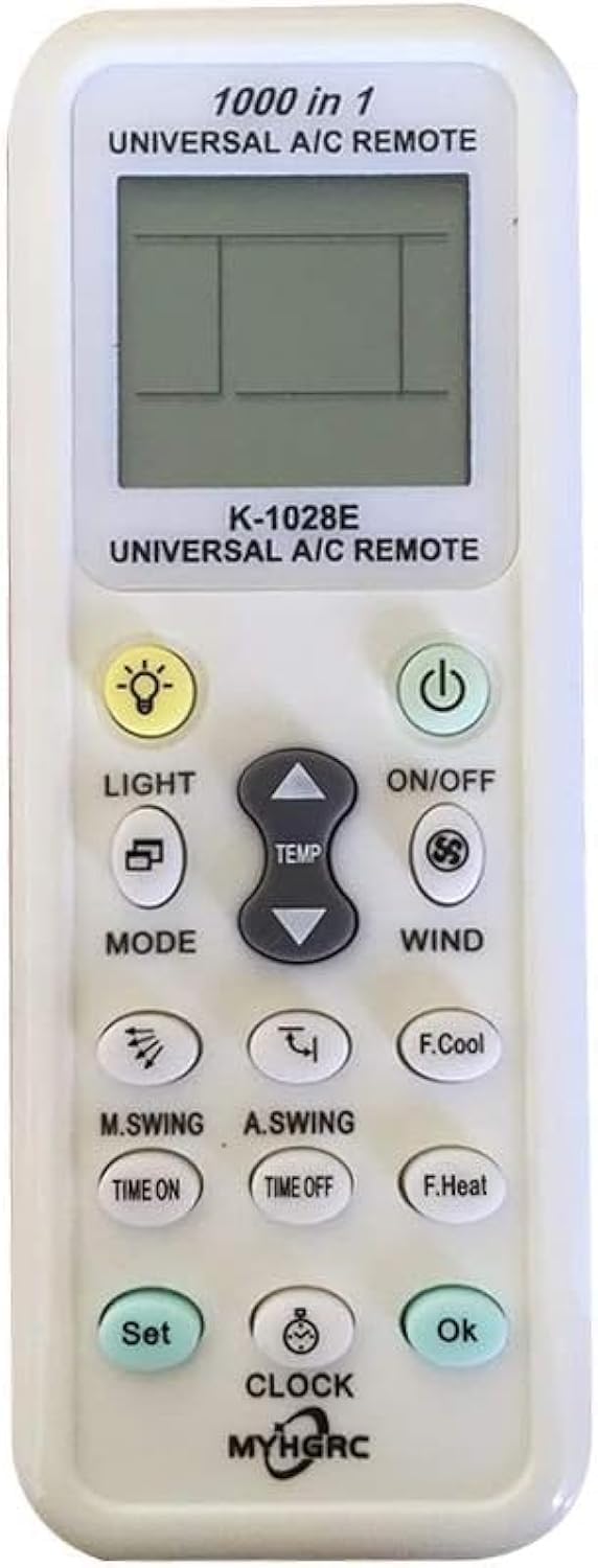 ELTERAZONEUniversal remote control air conditioner for air conditioning ariagel, Carrier, Daikin, Gree, artston, Hitachi, LG, Mitsubishi, York and other brands With automatic search function