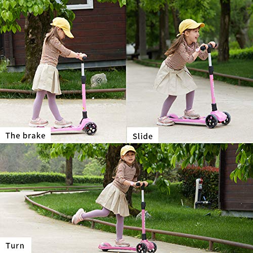 image for New Olym Kids Scooter，Toddlers 3 Wheel Scooter for Boy and Girls，B