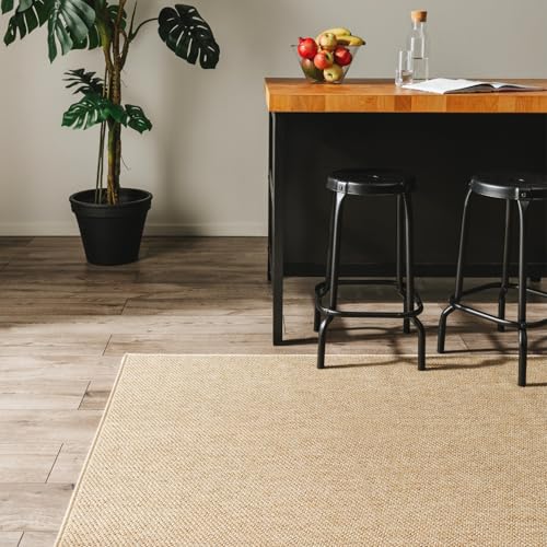 benuta Basic In- & Outdoor Teppich Iowa - Beige 120x170 cm - Boho Jute-Look - Wetterfest & UV-beständig für Balkon, Terrasse, Garten, Küchenteppich & Wohnzimmerteppich - Strapazierfähig & Robust benuta Basic In- & Outdoor Teppich Iowa - Beige 120x170 cm - Boho Jute-Look - Wetterfest & UV-beständig für Balkon, Terrasse, Garten, Küchenteppich & Wohnzimmerteppich - Strapazierfähig & Robust
