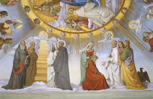 Affiche Artistique Voûte de Dante par Philipp Veit Toile 60x90cm