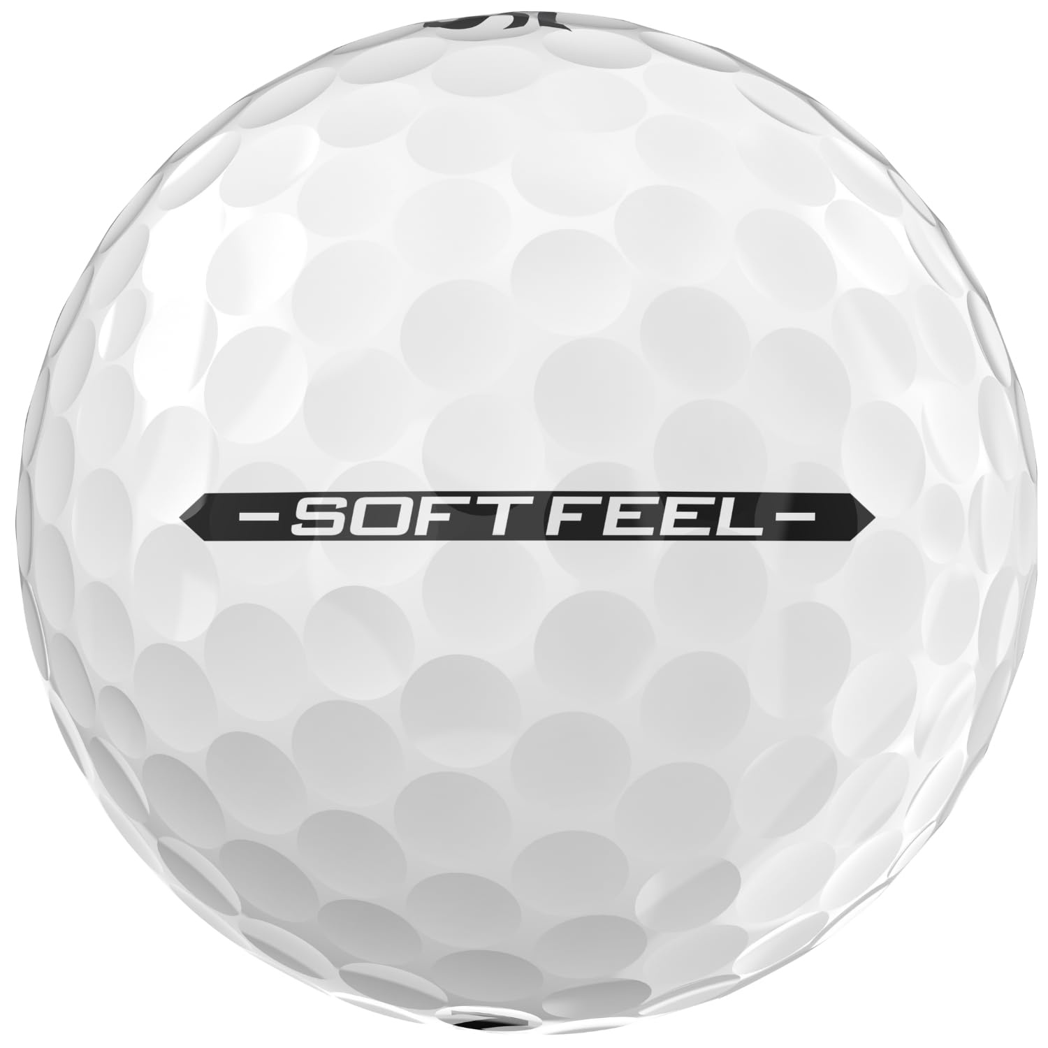 Srixon Soft Feel_14 Ultraweiche und langlebige Golfbälle| Stabile Flugbahn und kontrollierter Spin| Premium-Gefühl und Kontrolle um den Grün| Gelb/Weiß
