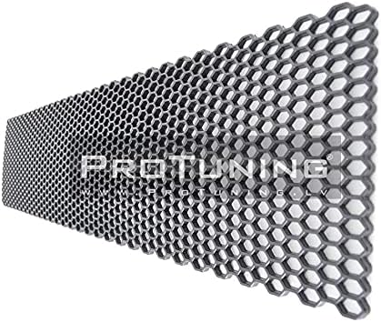 Universal mesh Honey Comb (1 stk) 40cm x 30cm Black - ABS