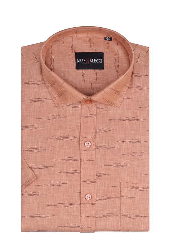 Image of Men's Half Sleeve Linen Shirt