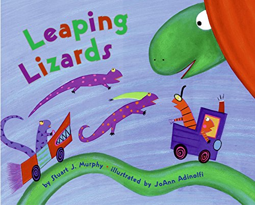 Leaping Lizards (MathStart 1)      Hardcover – Picture Book, August 23, 2005