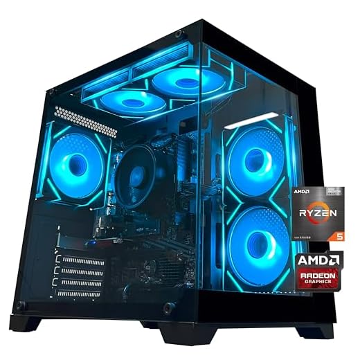 YAWYORE Gaming PC with Ryzen 5