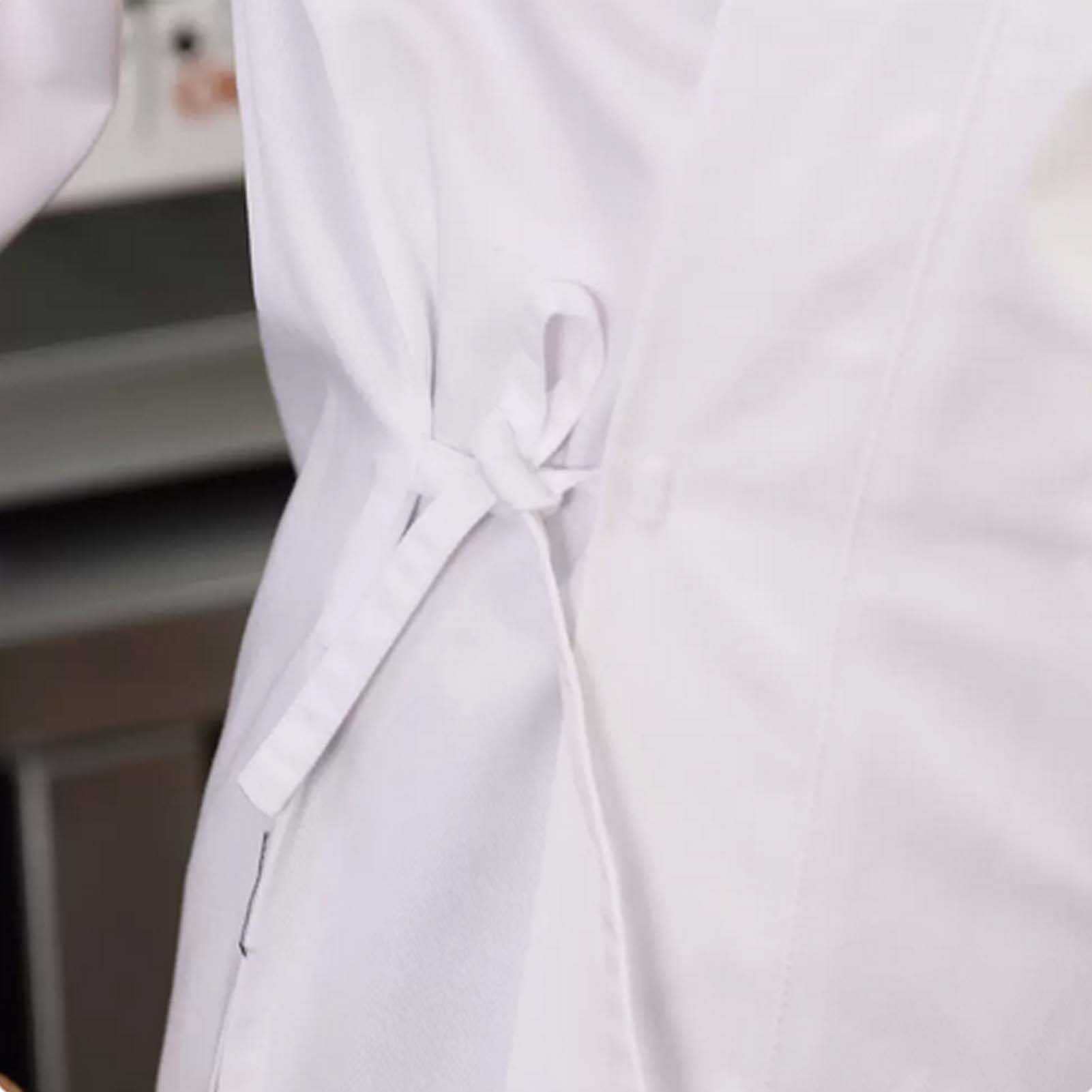 FAXIOAWA Chaqueta de Chef de Sushi Unisex, Uniforme de Media Manga de Estilo japonés, versión clásica, Chaqueta de Camarero de Cocina de Hotel Transpirable