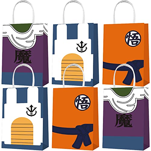 Titiyogo Party Favor Bags 15PCS for Dragon Seven Ball Gift Bags Goodie Bags Dragon Seven Ball Treat Candy Bags for Dragon Seven Ball Themed Kids Boys Girls Birthday Party Supplies Decorations