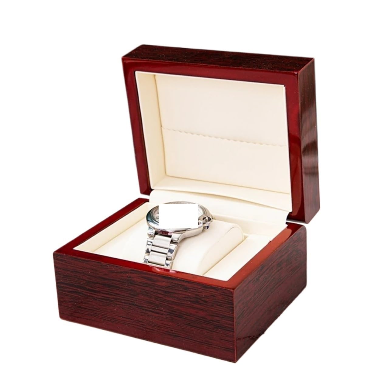 SHENJMAI Watch Box Watch Box, Piano Lacquer Wristwatch, Mechanical Storage and Display, Wooden