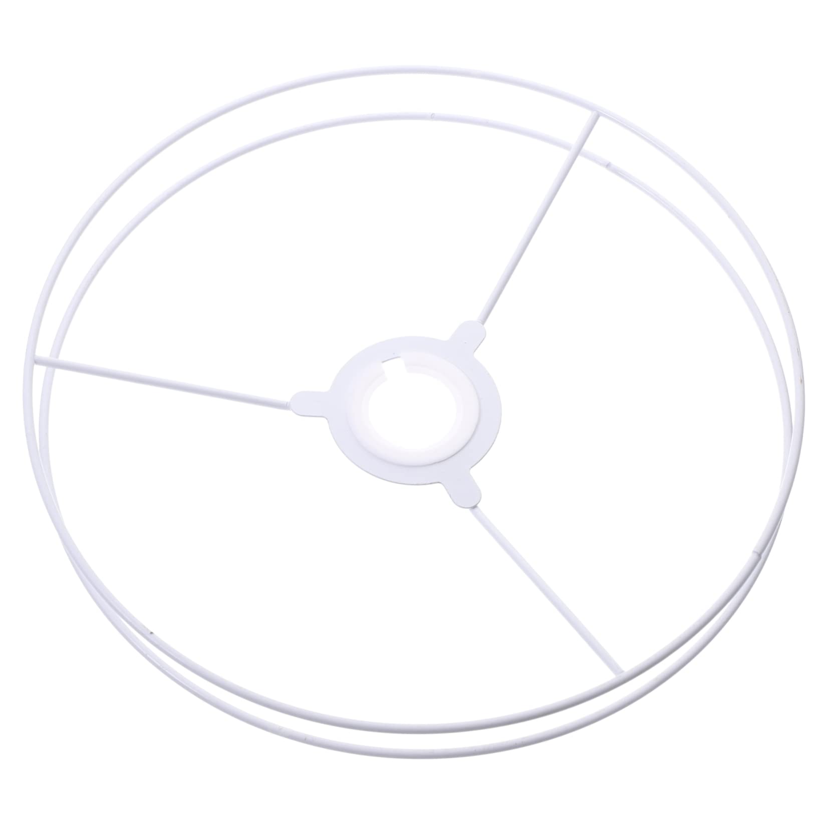 Zerodeko Vintage Drum Shape Lampshade Frame Metal Lampshade Frame Not Easy to Crack or Break