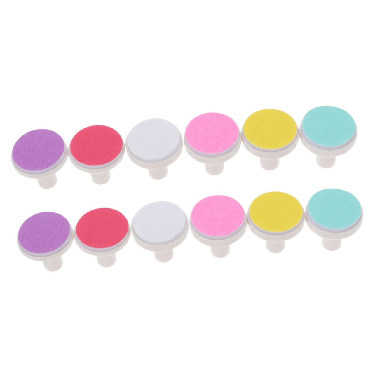 TOYANDONA 60 Piezas cabeza molienda nail clippers regalos bebe lima uñas bebé eléctrico lima uñas para Limas lima uñas eléctrica cabezas cortaúñas para bebés