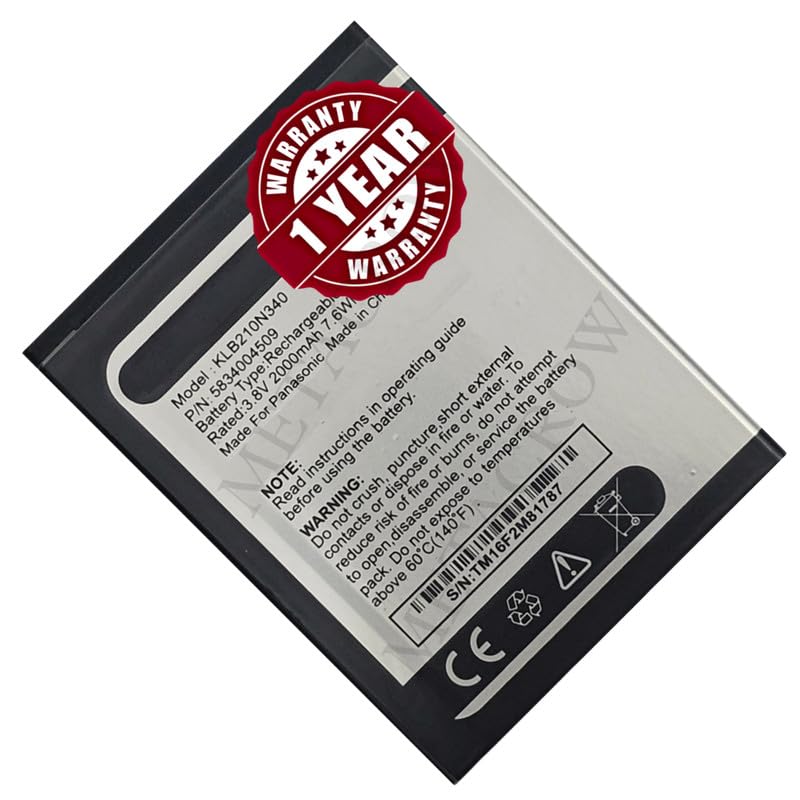 Image of Original KLB210N340 Battery Compatible for Panasonic Eluga I2 - (2000mAh) - 1 Year Warranty BC45