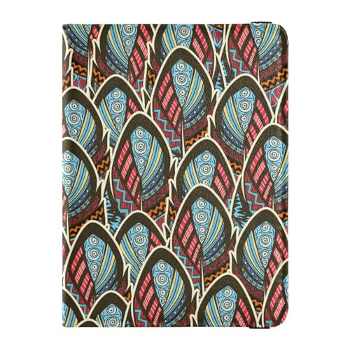 Custodia per passaporto per donne e uomini custodia per per blocco RFID piuma di pavone Piuma di pavone. Taglia unica Casual