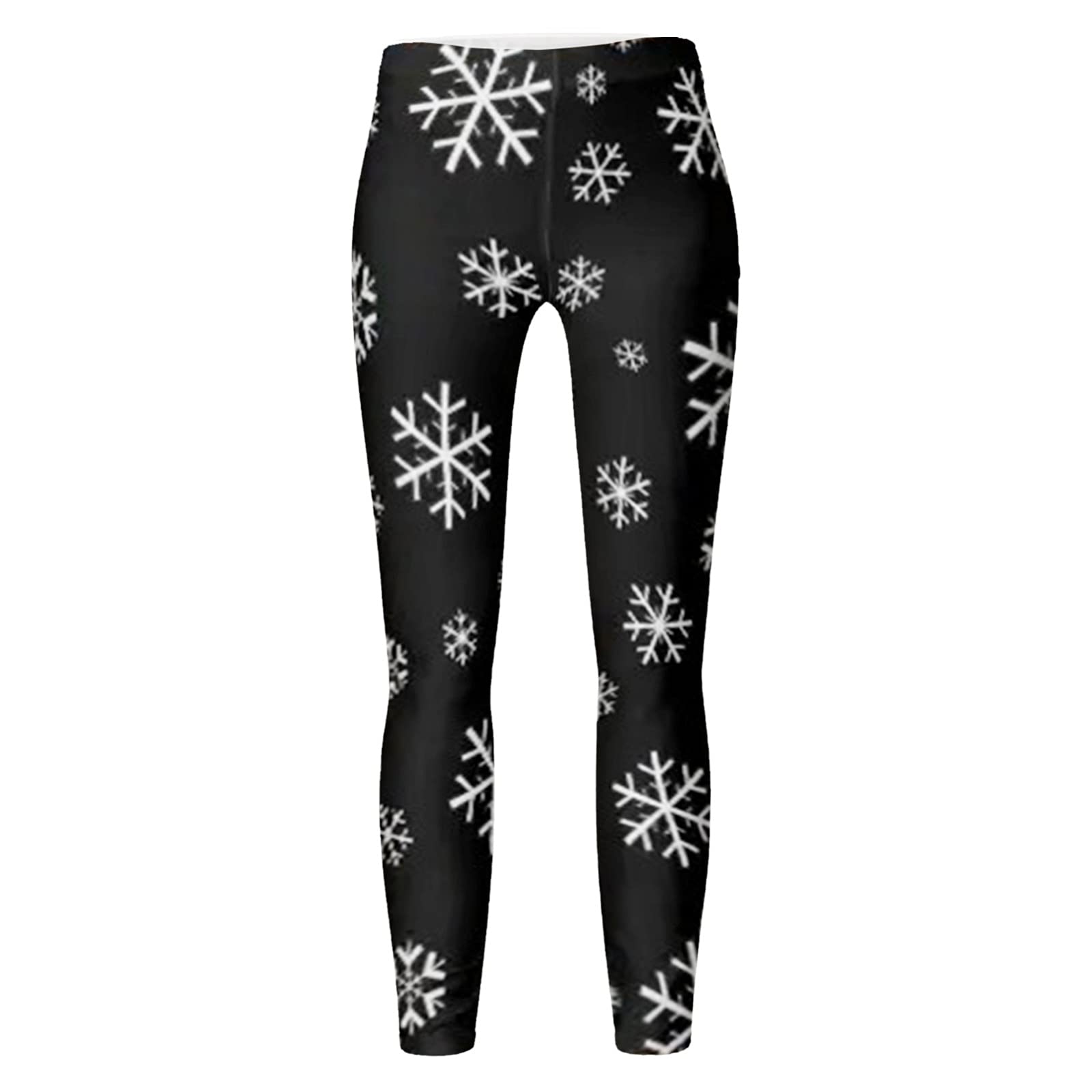 melupaWomen's Funny Printed Ugly Christmas Leggings High Waist Tummy  Control Workout Running Pants Stretchy Holiday Tights